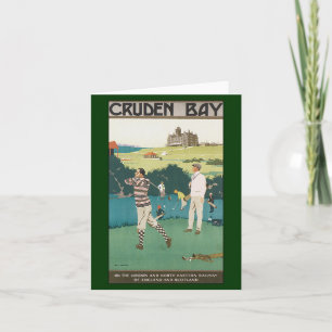 Carte Le cru folâtre le golf en Ecosse, jouer au golf de