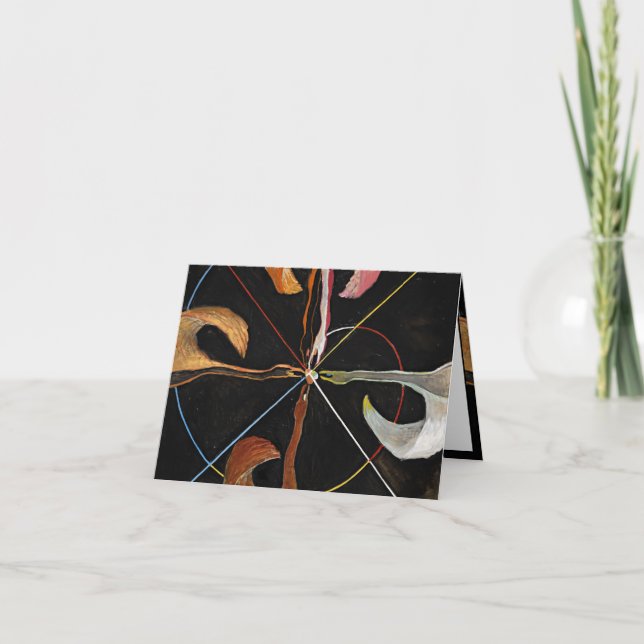 Carte Le Cygne, Groupe IX, No 7 par Hilma af Klint (Devant)