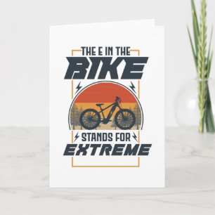 Carte L'E Dans Le Vélo Est Pour Extrême