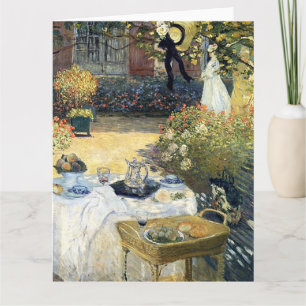 Carte Le déjeuner Claude Monet   