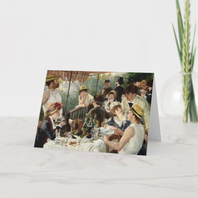 Carte Le déjeuner de la fête nautique (Devant)