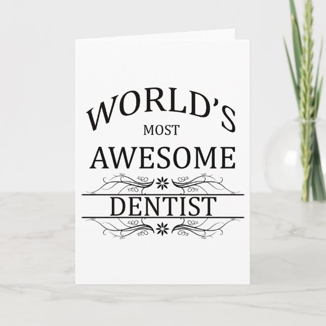 Carte Le dentiste le plus génial du monde (Devant)