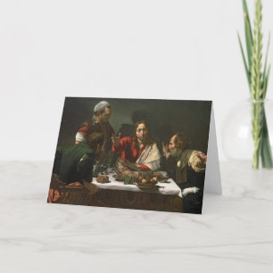Carte Le dîner chez Emmaus, 1601 2