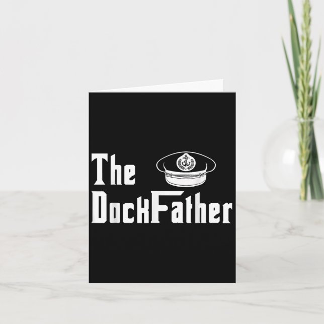 Carte Le Dock Père Capitaine Du Bateau Papa Founny Fath (Devant)