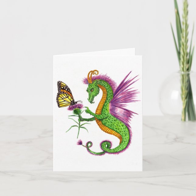 Carte Le dragon de chardon (Devant)