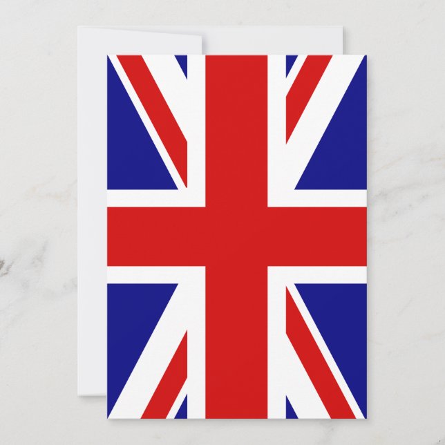 Carte Le drapeau Union Jack (Devant)