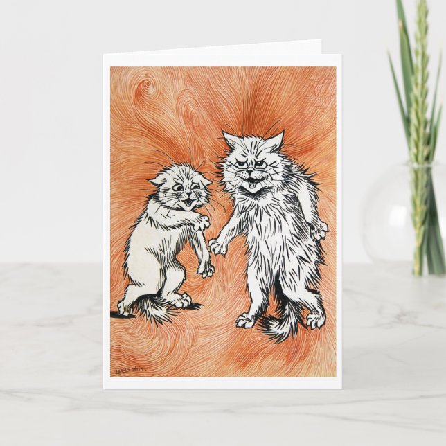 Carte Le feu de l'esprit, Louis Wain (Devant)