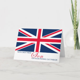 Carte Le Fils Parade Union Jack Drapeau Sentimental