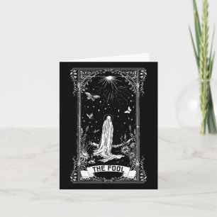 Carte Le Fool Ghost Cottagecore Tarot Card Major Arcana