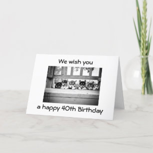CARTE LE GANG HUSKY VOUS SOUHAITE UN JOLI 4E ANNIVERSAIR