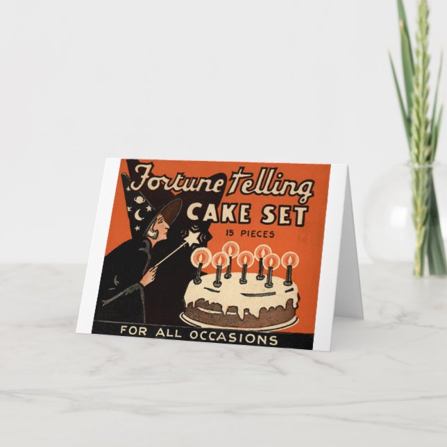 Carte Le gâteau à raconter la fortune (Devant)