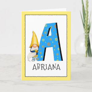 Carte Le gnome badine la lettre une salutation