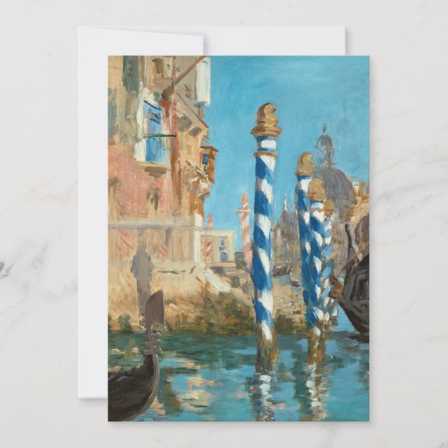 Carte Le Grand Canal à Venise | Édouard Manet (Devant)
