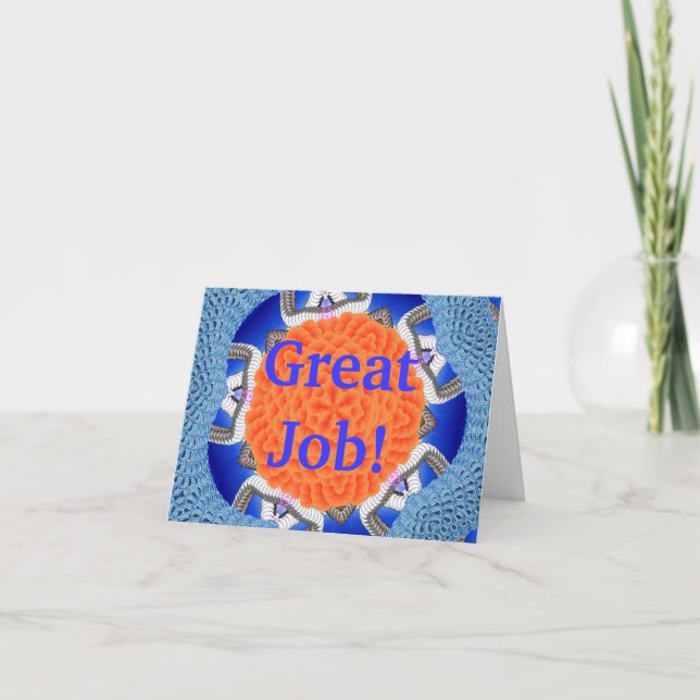 Carte Le grand travail ! (Devant)
