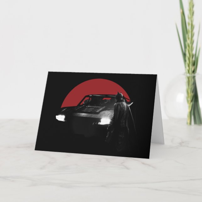 Carte Le graphique Batman & Batmobile (Devant)
