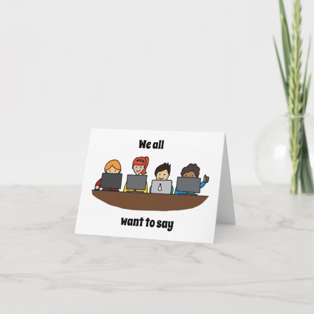 CARTE *LE GROUPE VOUS DIT* JOLI ANNIVERSAIRE ! (Devant)