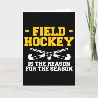 Carte Le hockey sur gazon est la raison de la saison 