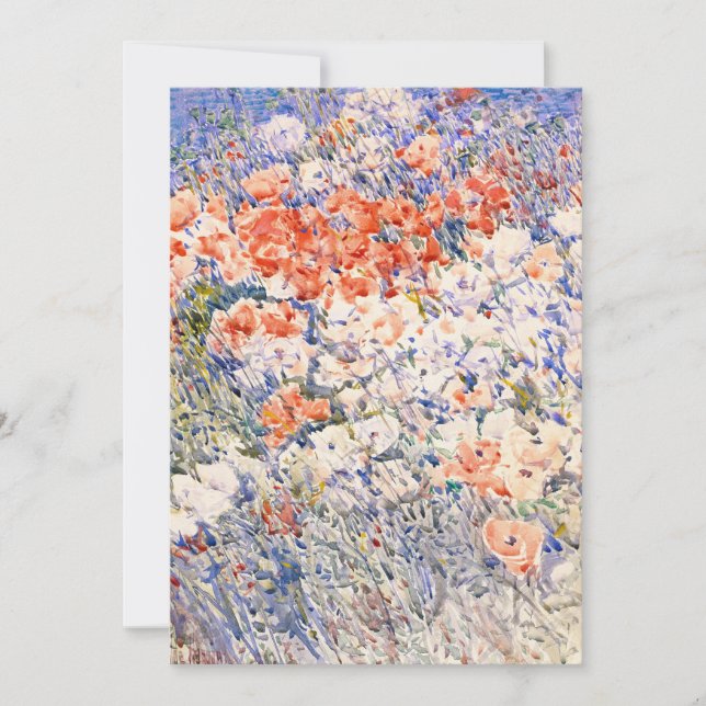 Carte Le jardin de l'île | Childe Hassam (Devant)