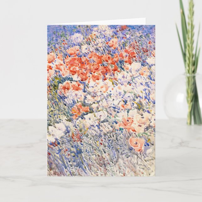 Carte Le jardin de l'île | Childe Hassam (Devant)