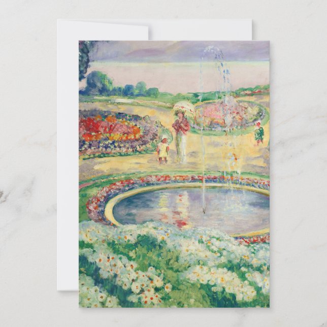 Carte Le Jardin Fleuri | Henri Lebasque (Devant)
