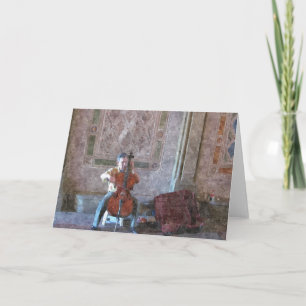 CARTE LE JOUEUR CELLO