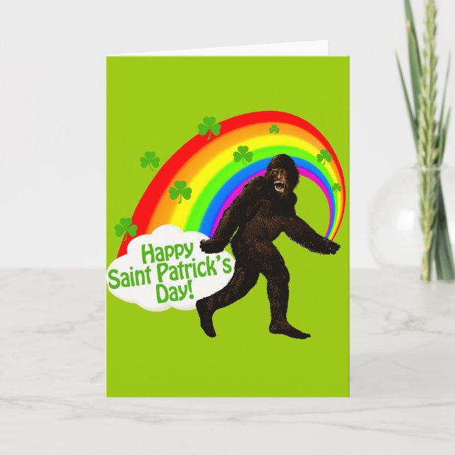 Carte Le jour Bigfoot de St Patrick (Devant)