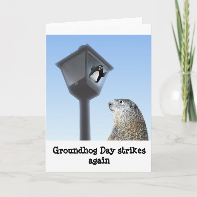 Carte Le jour de Groundhog frappe encore (Devant)