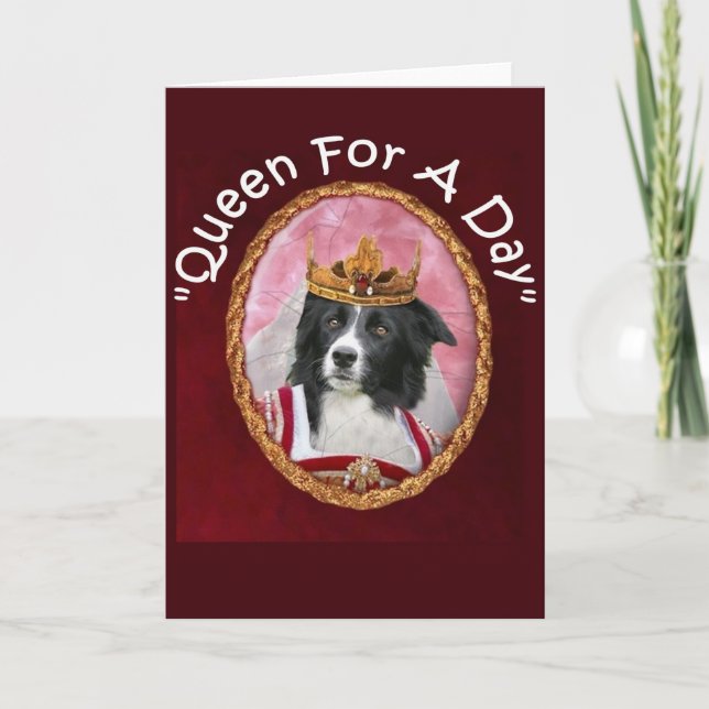 Carte Le " jour de mère " de border collie Notecard~ (Devant)