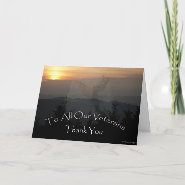 Carte Le jour de vétéran (Devant)