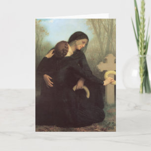 Carte Le Jour des Morts par William Adolphe Bouguereau