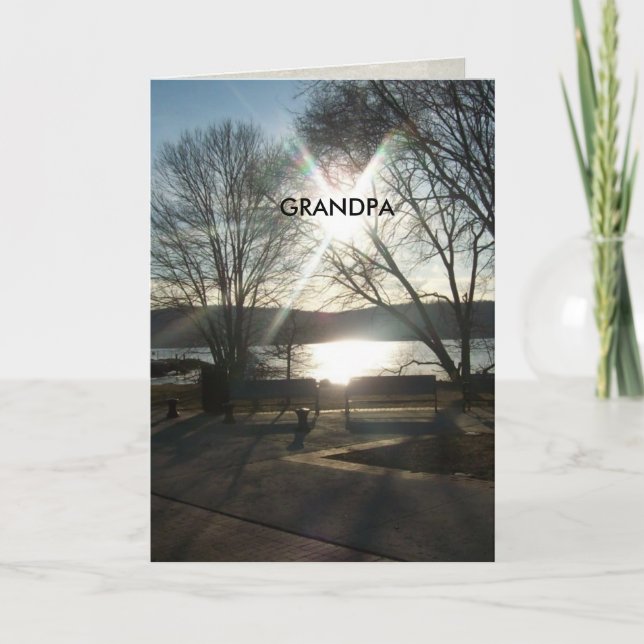 Carte Le jour du grand-père (Devant)