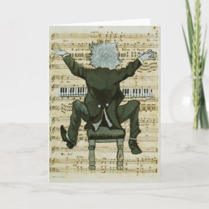 Carte Le joyeux pianiste