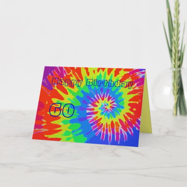 Carte Le joyeux soixantième anniversaire super teignent (Devant)