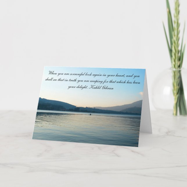 Carte Le lac Sympathy (Devant)