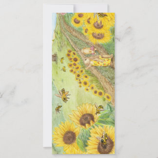 Carte Le Lapin De Miel Rencontre Les Abeilles De Miel