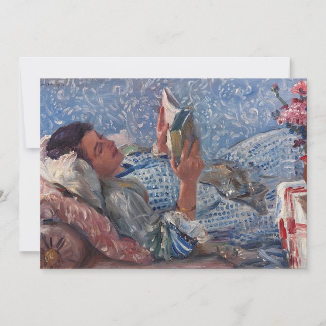 Carte Le lecteur | Lovis Corinth (Devant)