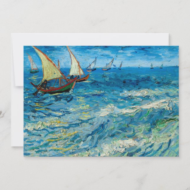 Carte Le littoral des Saintes-Maries | Vincent van Gogh (Devant)
