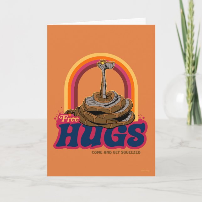 Carte Le livre de la jungle | Hugs gratuits (Devant)