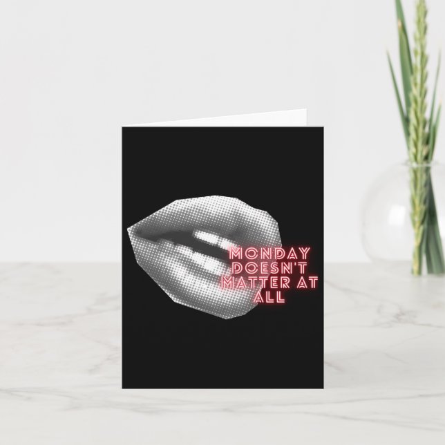 Carte Le lundi n'est pas du tout ~ Kylie Minogue Fan ~ T (Devant)