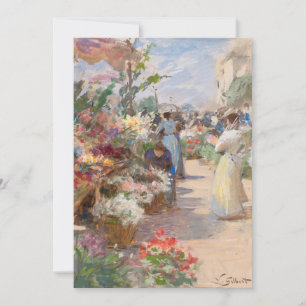 Carte Le marché aux fleurs Victor Gabriel Gilbert