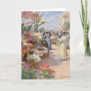 Carte Le marché aux fleurs   Victor Gabriel Gilbert