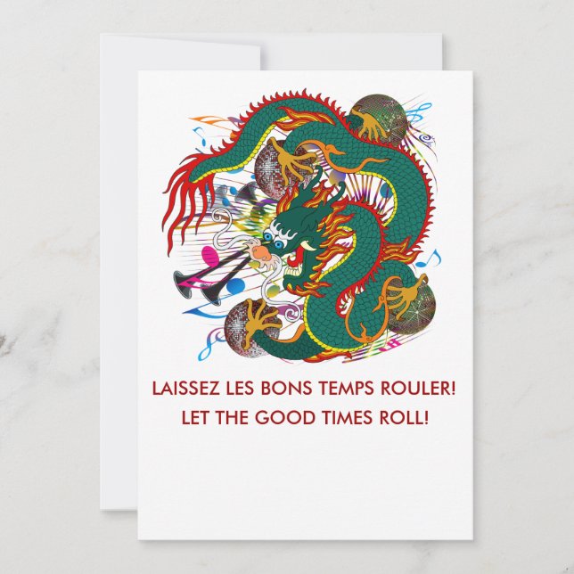 Carte Le Mardi Gras Dragon V-2 (Devant)