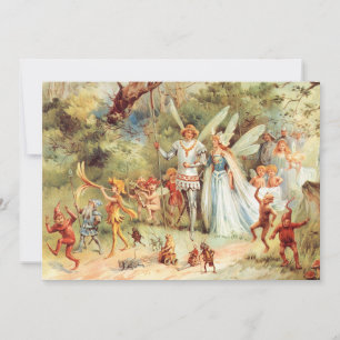 Carte Le Mariage de Thumbelina dans la forêt