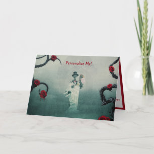 Carte Le Mariage Gothique Skeleton Vous Aime À La Mort N