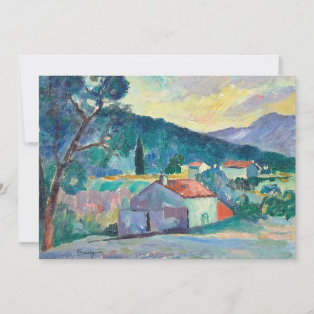 Carte Le Mas à Saint-Tropez | Henri Manguin (Devant)