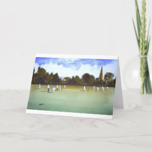 Carte Le match de cricket