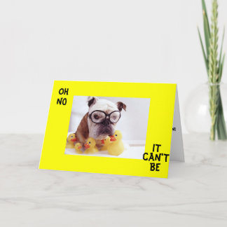 CARTE LE MAUVAIS BULLDOG EST BIEN SOUHAITÉ