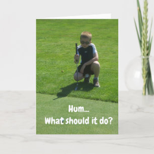 CARTE LE "MEILLEUR ANNIVERSAIRE JAMAIS" À MON GOLFER PRÉ