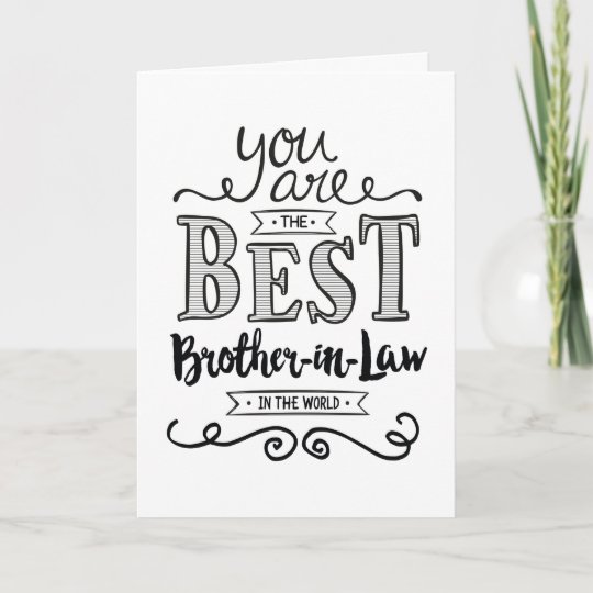 Carte Le Meilleur Beau Frere Dans L Anniversaire Du Zazzle Ca