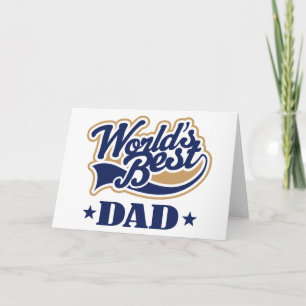 Carte Le meilleur cadeau du papa du monde frais